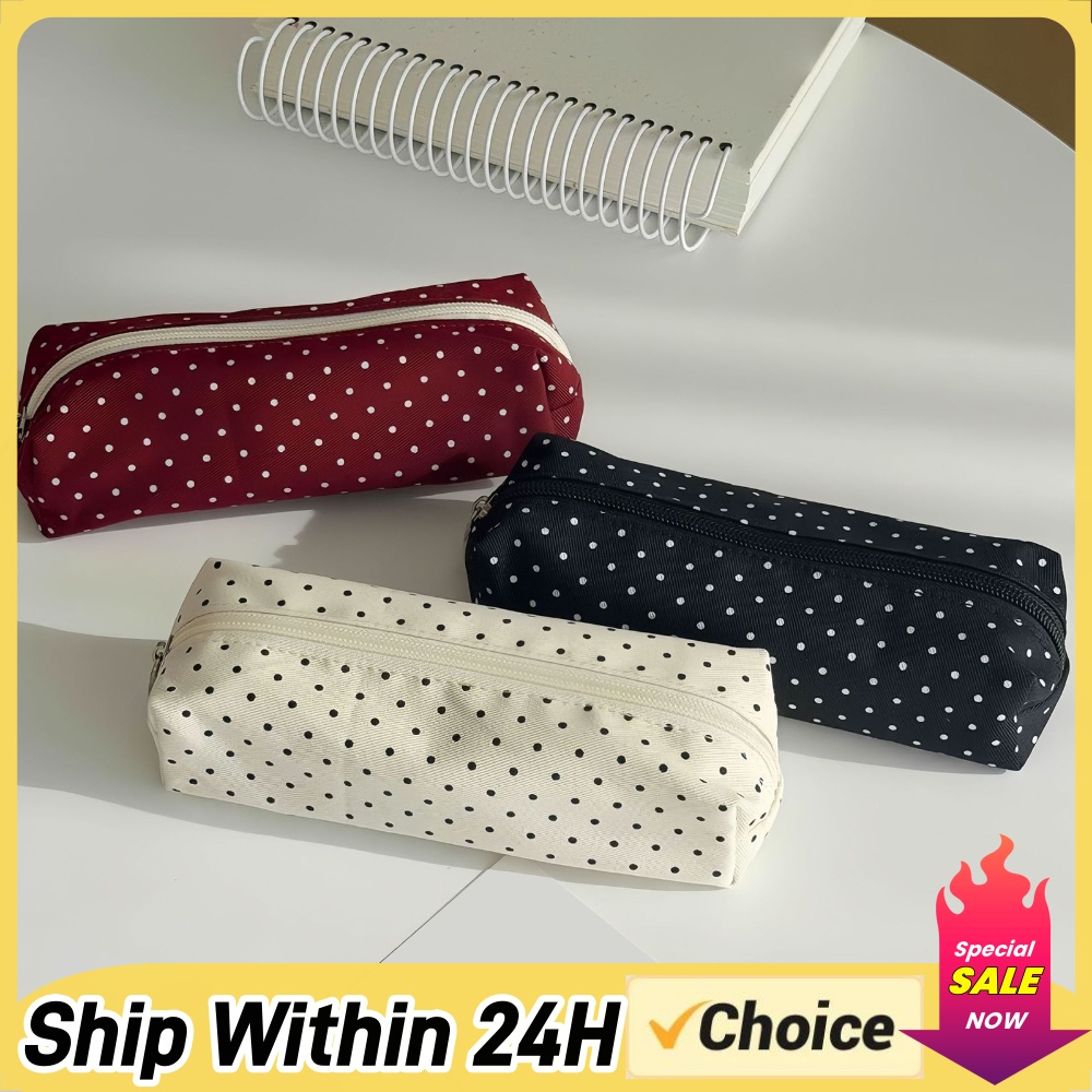 Astuccio a pois carino, astucc - Aesthetic Large Pencil Case Pouch recensione e prezzo