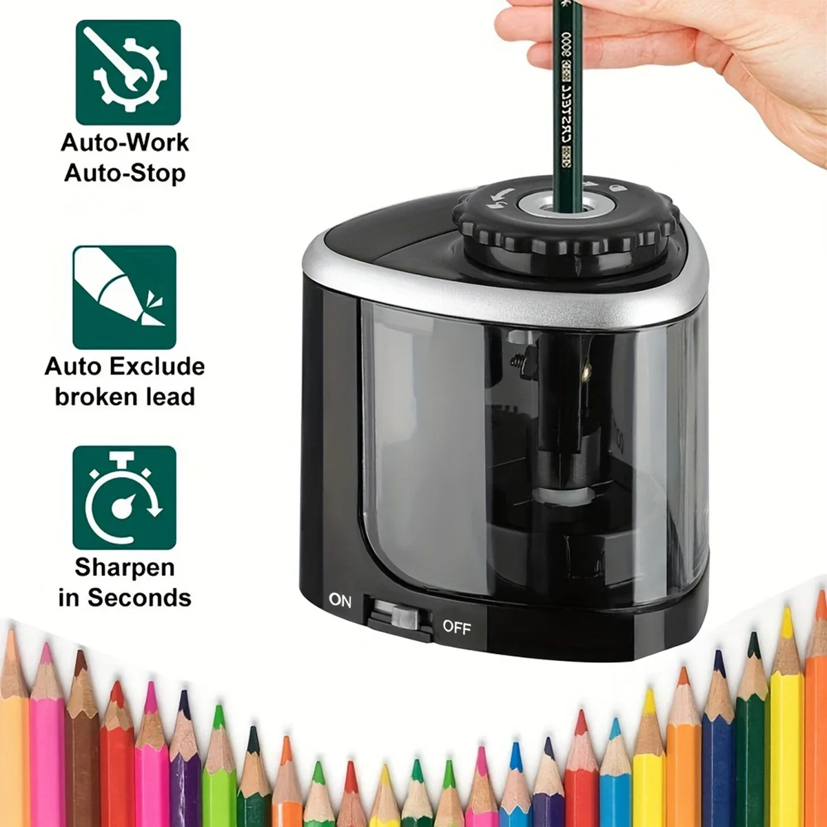 Affilacoltelli elettrico da ta - Electric Pencil Sharpener Usb recensione e prezzo