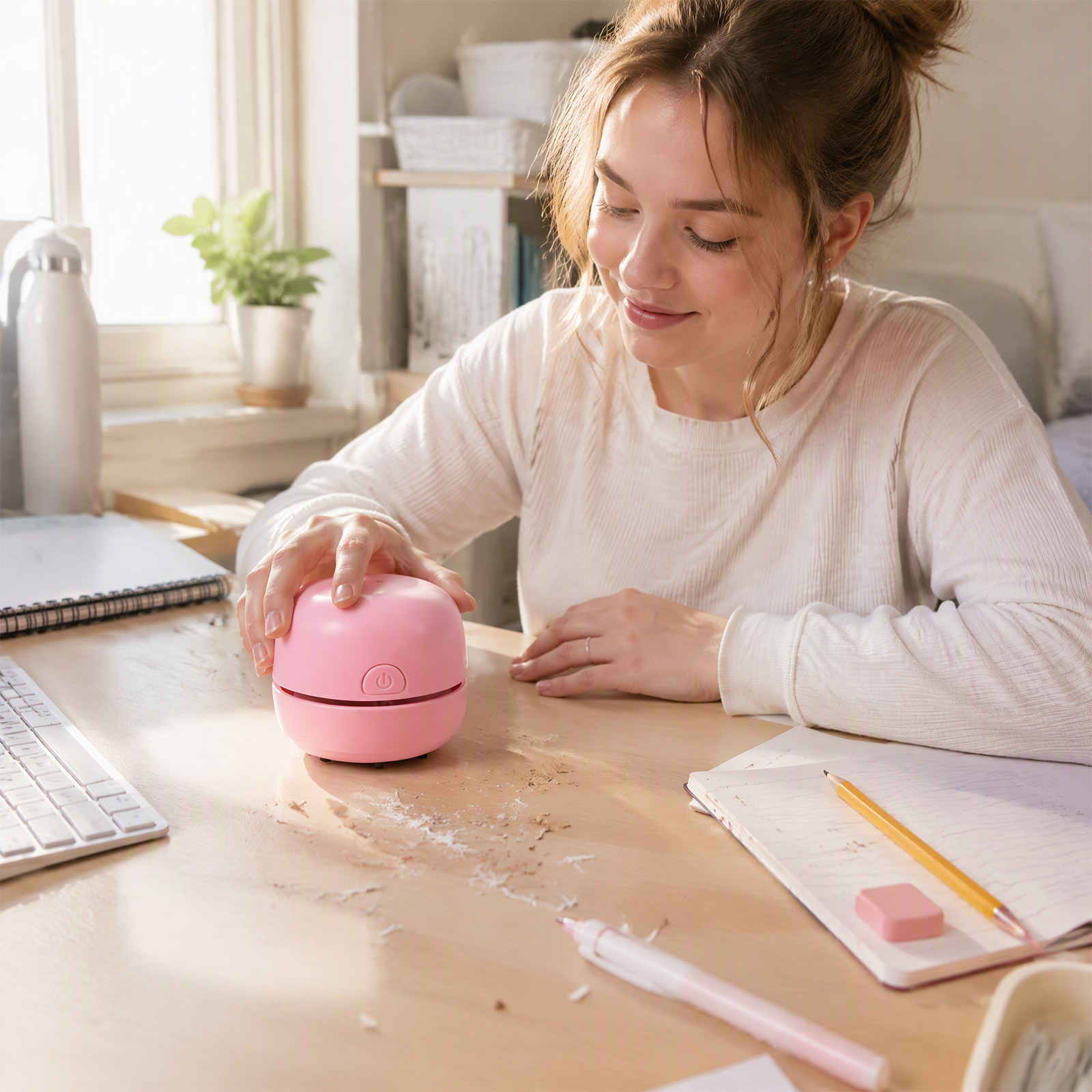 Mini aspirapolvere portatile s - Mini Desktop Vacuum Cleaner For Eraser Dust recensione e prezzo