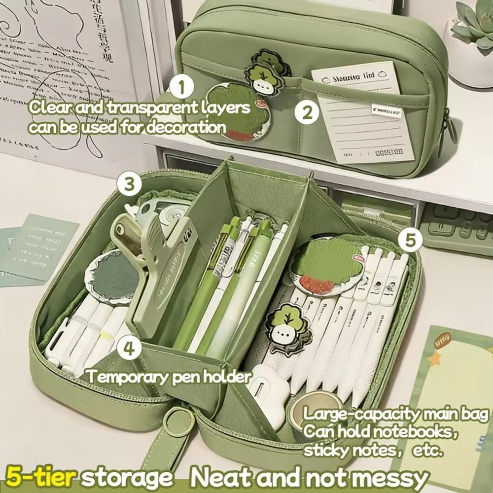 Astuccio Portamatite Grande Ca - Aesthetic Large Pencil Case Pouch recensione e prezzo