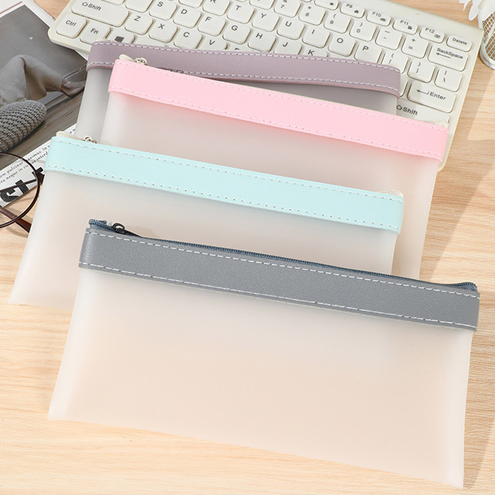 Astuccio trasparente smeriglia - Aesthetic Large Pencil Case Pouch recensione e prezzo