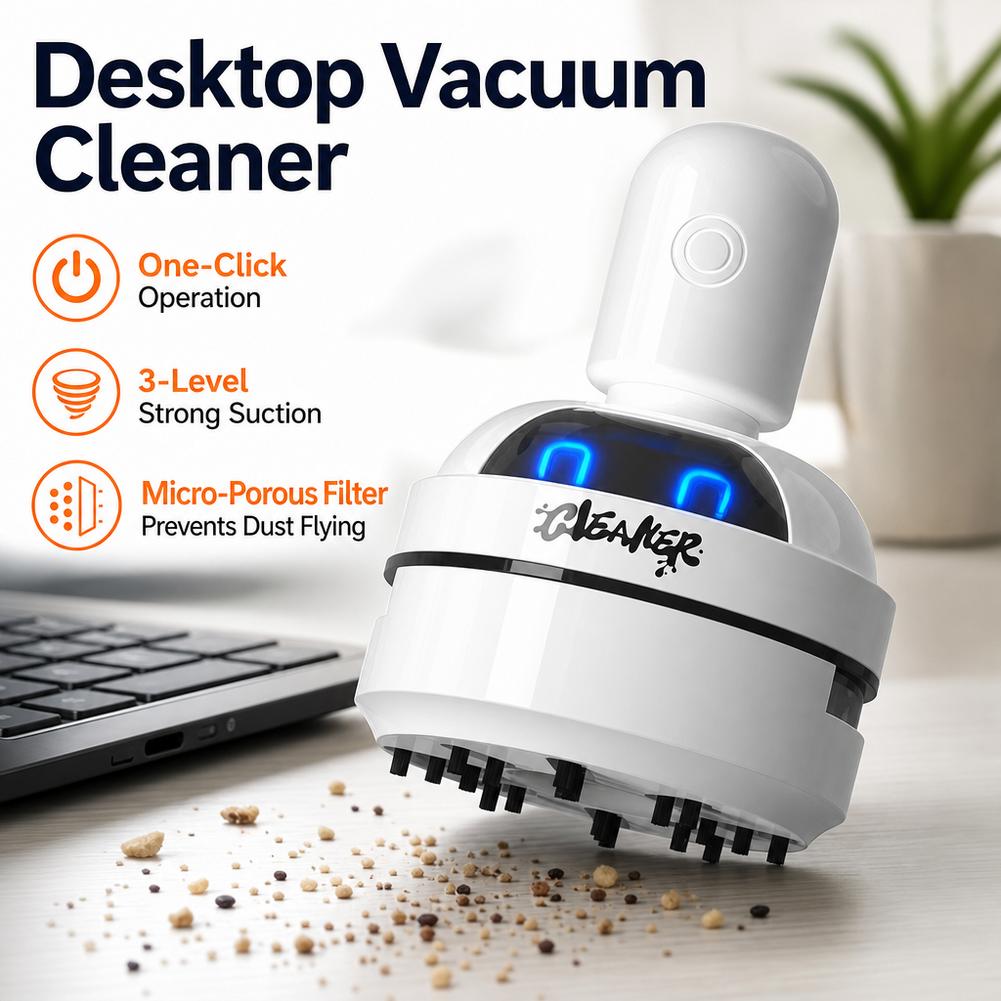 Aspirapolvere da tavolo, aspir - Mini Desktop Vacuum Cleaner For Eraser Dust recensione e prezzo